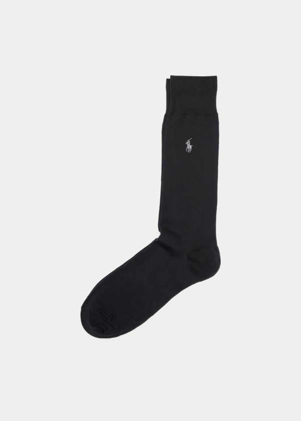 Men's Polo Ralph Lauren Stretch-Cotton Trouser Socks | 694850QWF